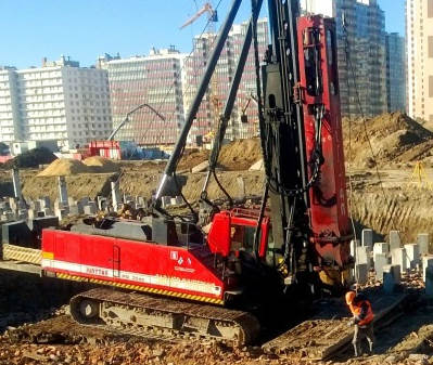 Забивка свай